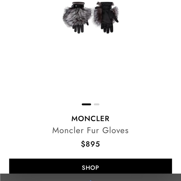 Moncler fur Gloves - Picture 5 of 5